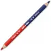 Ars Una: Penna postale triangolare, Jumbo - rosso-blu