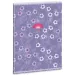 Ars Una: Quaderno A/4 a rete con motivo floreale e chiusura extra a clip