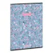 Ars Una: Quaderno a quadretti A/4 con chiusura extra Pearl Blossom blu