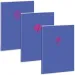 Ars Una: Quaderno a quadretti con copertina extra Soft Touch Violet Spring, formato A/4