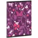 Ars Una: Quaderno a quadretti con graffette extra Bloom Papillon A/5