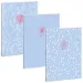 Ars Una: Quaderno a righe A/4 Soft Touch Skyblue Spring con graffe extra