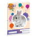 Ars Una: Quaderno a righe A/5 per la 3a classe con coniglietto carino 12-32