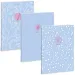 Ars Una: Quaderno a righe formato A/4 Soft Touch Skyblue Spring con extra punti metallici