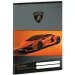 Ars Una: Quaderno per appunti con motivo Lamborghini arancione, 38 fogli, formato A/5