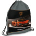 Ars Una: Sacca sportiva Lamborghini arancione, zaino sportivo 32x42 cm