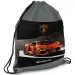 Ars Una: Sacca sportiva Lamborghini arancione, zaino sportivo 32x42 cm