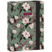 Ars Una: Scatola per quaderni A/5 verde a fiori