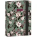 Ars Una: Scatola per quaderni A/5 verde a fiori