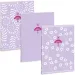 Ars Una: Soft Touch Purple Spring quaderno liscio con extra graffette A/4