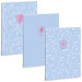 Ars Una: Soft Touch Skyblue Spring, quaderno a quadretti A4 con fermaglio extra