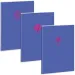 Ars Una: Soft Touch Violet Spring quaderno a quadretti con extra graffette A/4