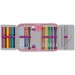 Ars Una: Think Pink astuccio ripieghevole con gattini, completo, 12,8x19,3x3,6 cm immagine 2