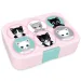 Ars Una: Think Pink scatola per merenda divisa con gatti 15,3×21,6×5,2 cm immagine 1
