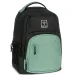 Ars Una: Zaino scolastico AU-5 verde menta-nero celtico, zaino 33x49x23cm