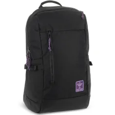 Ars Una: Zaino scolastico da ragazza in Cordura nero-viola AU-17 32x47x18 cm