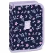 Ars Una: astuccio ripiegabile floreale Navy Bloom completo 12,8x19,3x3,6 cm immagine 1