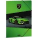 Ars Una: cartellina con elastico Lamborghini verde formato A4
