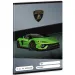 Ars Una: quaderno a quadretti con motivo Lamborghini verde A5 27-32