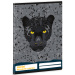 Ars Una: quaderno per i compiti Black Panther con stampa leopardata, 38 fogli, formato A5