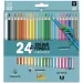 Ars Una: set di 24 matite colorate triangolari con temperamatite