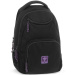 Ars Una: zaino scolastico per ragazza in Cordura nero-viola AU-6 34x45x26 cm