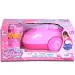 Aspirapolvere elettronico rosa con luce