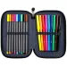 Astuccio a due piani St.Right Black Cats riempito