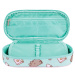 Astuccio ovale Pusheen con gatti, colore turchese, 23 cm
