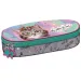 Astuccio ovale olografico con unicorno gatto 20,5x9,5x5cm
