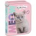 Astuccio pieghevole con gatti "My Little Friend" 20,5x13,5x3,5 cm