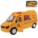 Auto Speciale: Auto da corsa espresso giallo con luci e suoni, funzione a volano 24 cm