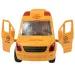 Auto Speciale: Auto da corsa espresso giallo con luci e suoni, funzione a volano 24 cm