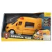 Auto Speciale: Auto da corsa espresso giallo con luci e suoni, funzione a volano 24 cm