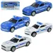 Auto della polizia: Auto della polizia in metallo a retrocarica in diverse varianti 11 cm 1 pezzo