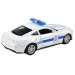 Auto della polizia: Auto della polizia in metallo a retrocarica in diverse varianti 11 cm 1 pezzo