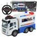 Auto della polizia con telecomando RC con effetti luminosi, scala 1/43, 27Mhz, 21cm