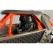 Auto fuoristrada telecomandato RC con roll-bar in scala 1/16, 20 cm, disponibile in due colori.