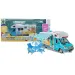 Auto giocattolo Delicate Blu a retrocarica con funzione 1/28