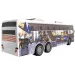 Autobus RC con telecomando Travel City con luci 27MHz scala 1/32 25cm