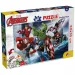 Avengers: Gli eroi 2 in 1 puzzle da 60 pezzi e album da colorare 50x35 cm - Lisciani