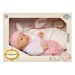 Baby Dream: Bambola neonato in abito rosa con accessori 35 cm