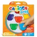Baby Teddy a forma di orsetto pastelli a cera 6 pezzi - Carioca