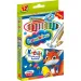 Bambino: Set di matite colorate Jumbo 12 pezzi con temperino