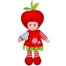 Bambola di stoffa con costume da mela o fragola, 36 cm, 1 pezzo
