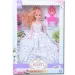 Bambola principessa in abito bianco 30 cm