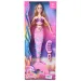 Bambola sirena bionda con pettine 30cm