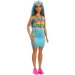 Barbie: Bambola Fashionista con abito a righe colorate - Mattel