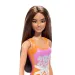 Barbie Beach bambola in costume da bagno colorato con motivo floreale - Mattel