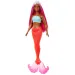 Barbie Dreamtopia: Bambola sirena con capelli rosa e coda color corallo - Mattel